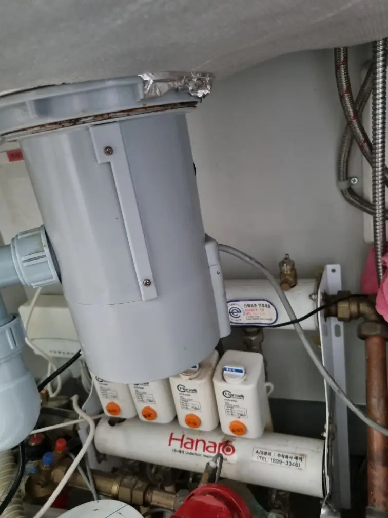 싱크대 배수구통 교체 작업, 막힘해결119가 알려드립니다